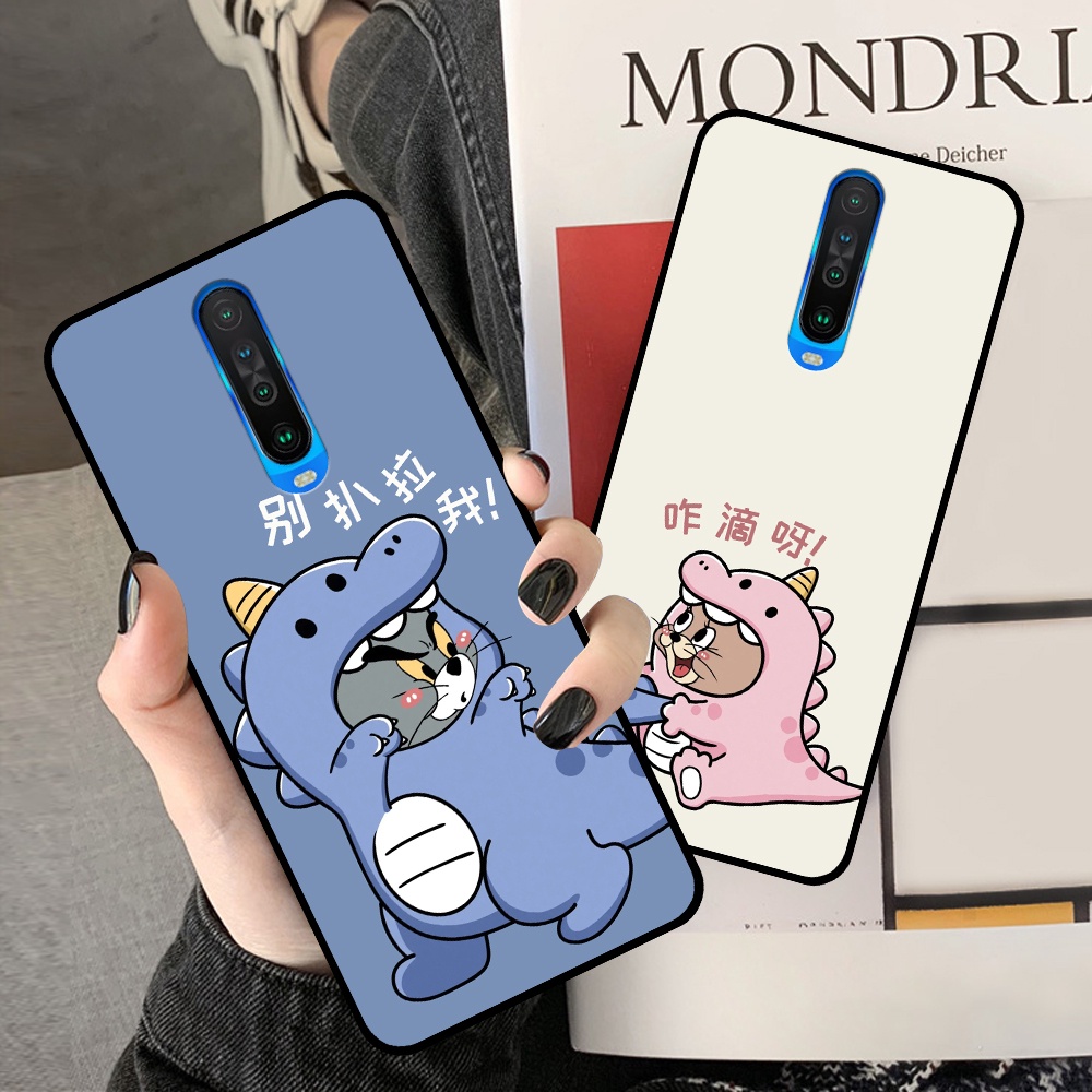 Ốp Xiaomi Redmi K20 / K20 Pro / K30 / K30 5G in hình cặp đôi doremon, hổ, khủng long dễ thương