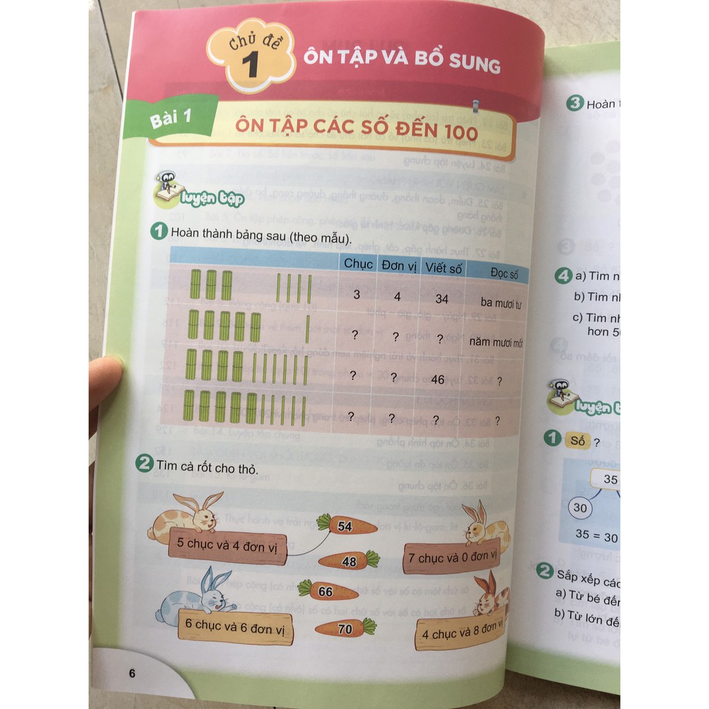 Sách - Bộ 4 cuốn sách giáo khoa + vở bài tập môn Toán lớp 2 - kèm 1 bút chì