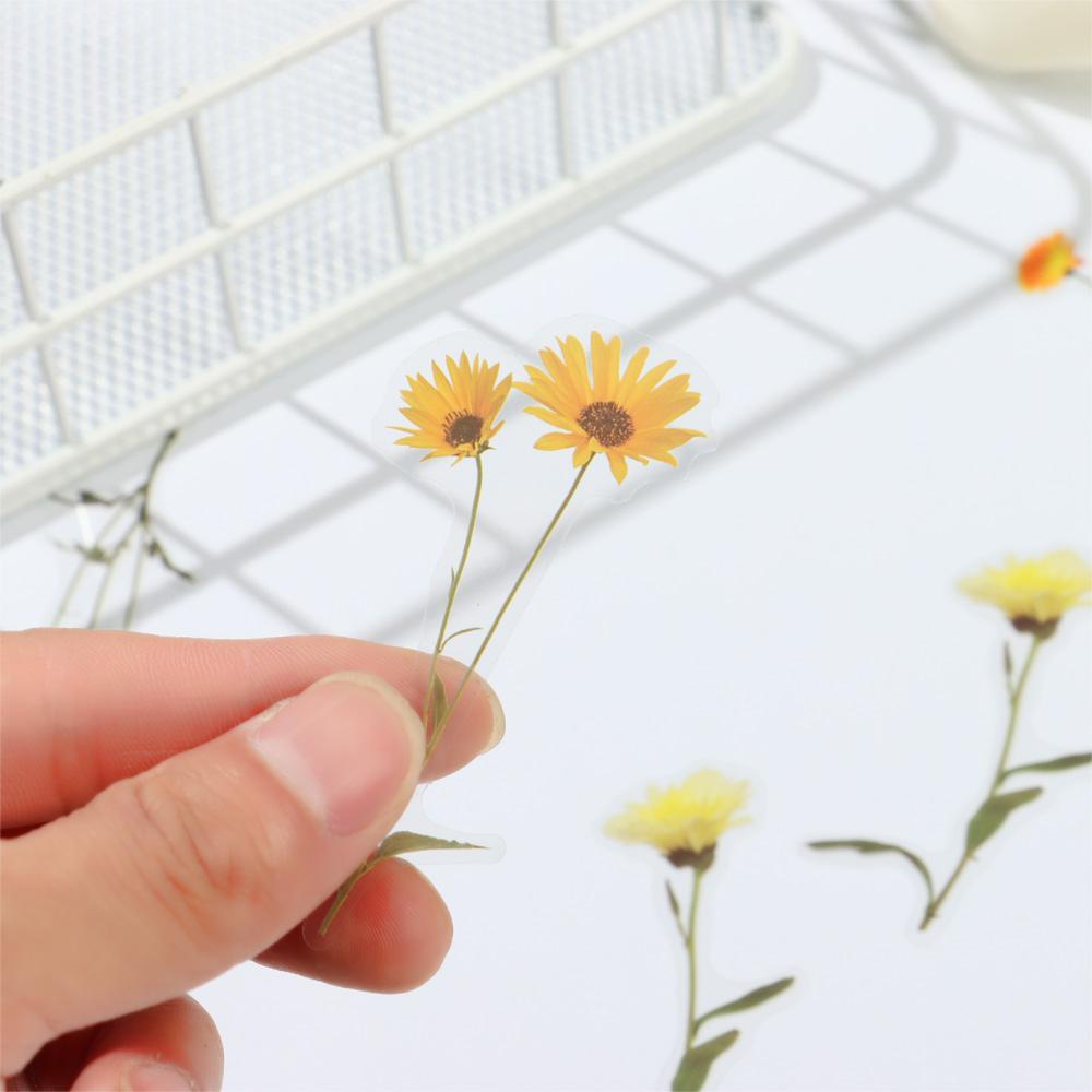 Miếng Dán Hình Hoa Trang Trí Sổ Tay DIY LAYOR1