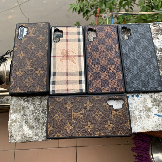 Ốp LV/Burberry dành cho Note 10 Plus