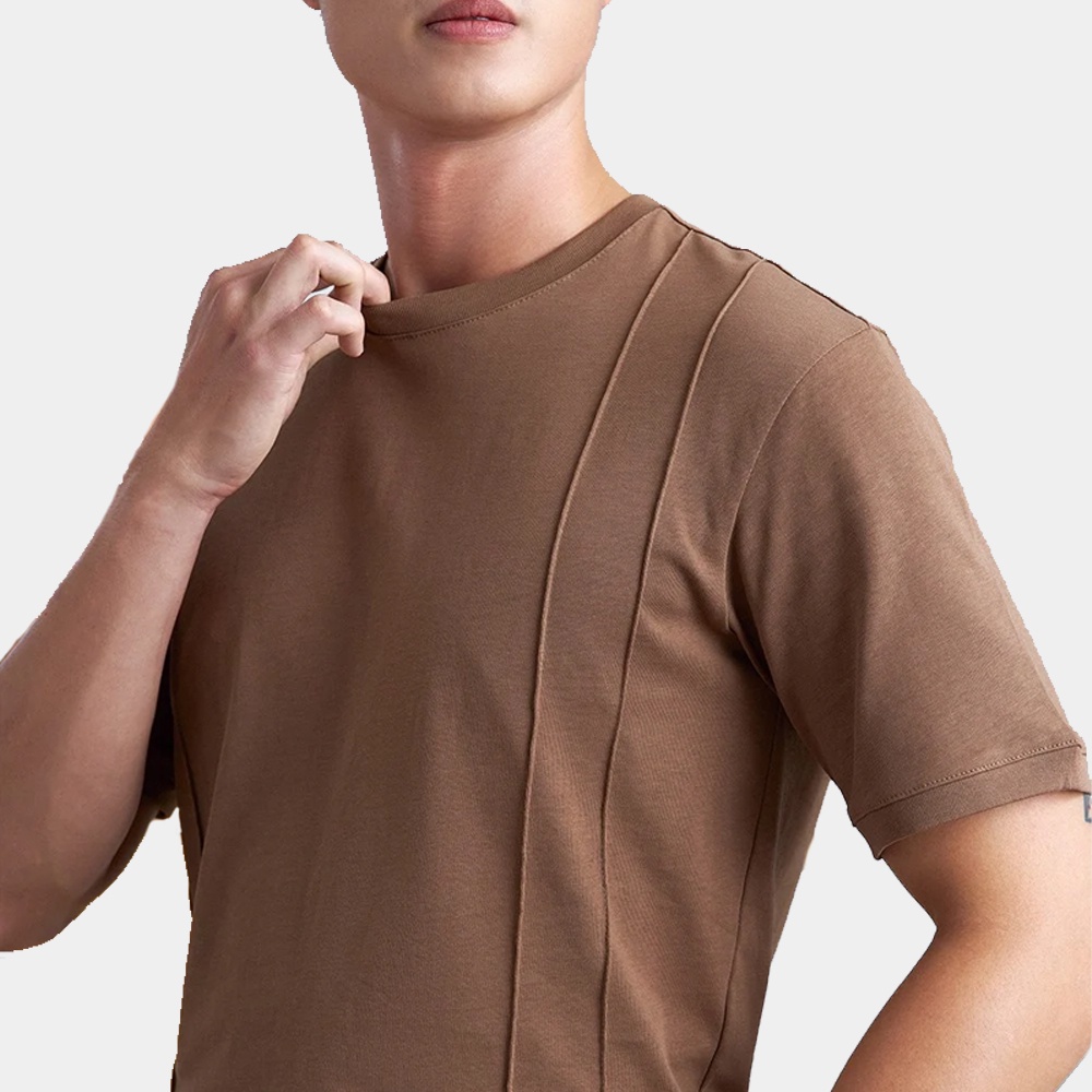 Áo thun nam cổ tron họa tiết Detail Tees cotton co giãn S.concept | R1210BB058