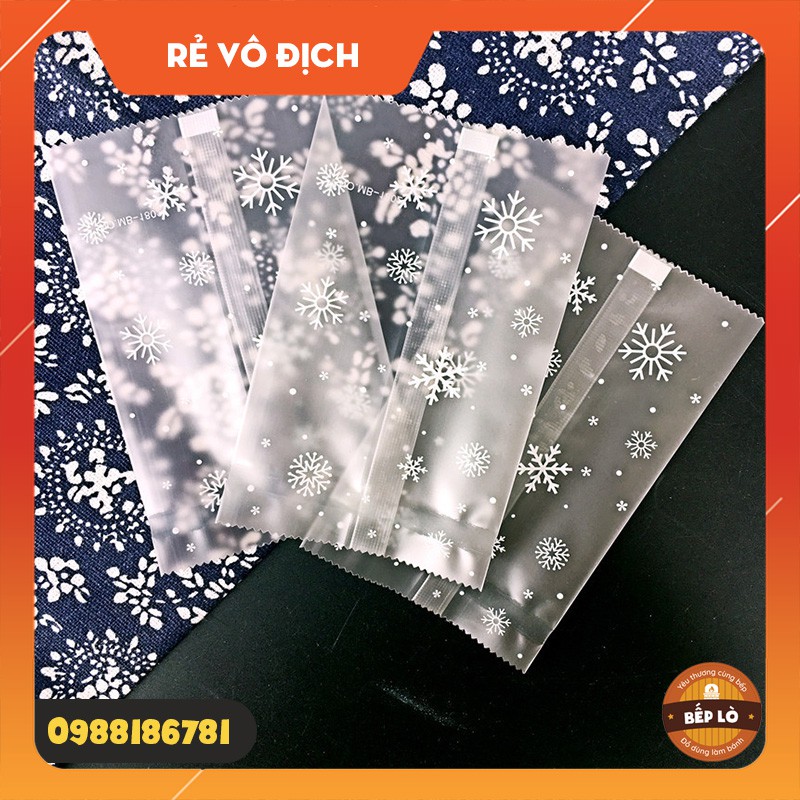 Túi đựng bánh quy 25gr nhiều mẫu mã SIÊU ĐẸP SANG TRỌNG - set 100 túi