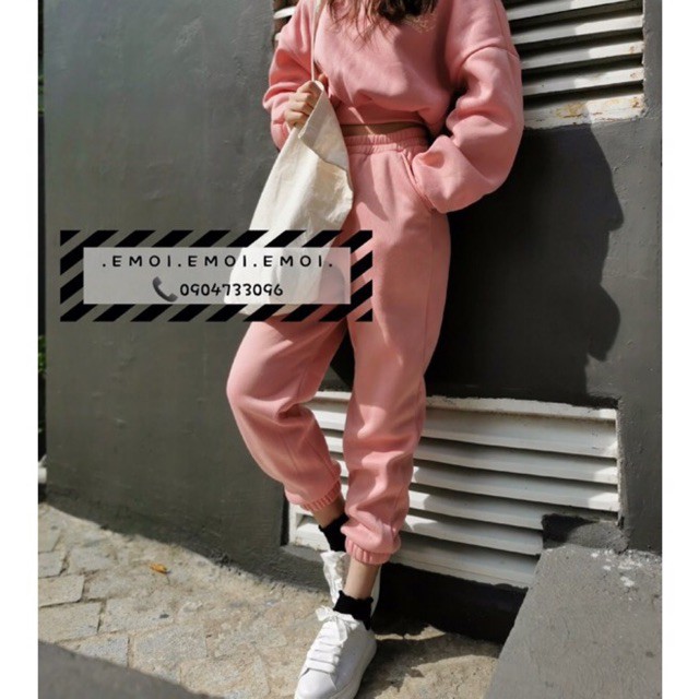 [Ulzzang Fashion] Quần nỉ phong cách Hàn Quốc [100% ảnh  | BigBuy360 - bigbuy360.vn