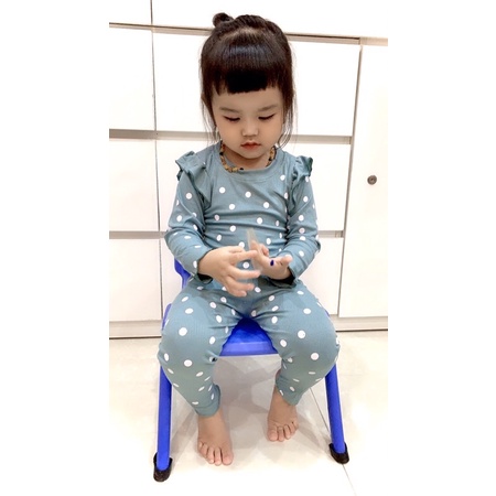 Sét bộ tăm lạnh dài tay cho bé gái