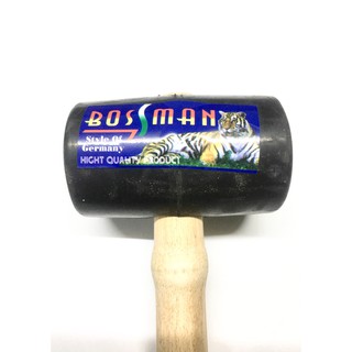 Búa cao su Trung cán gỗ hiệu Bossman