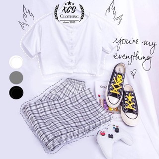 HÀNG SẴN Đồ bộ siêu cute (Áo crop top)