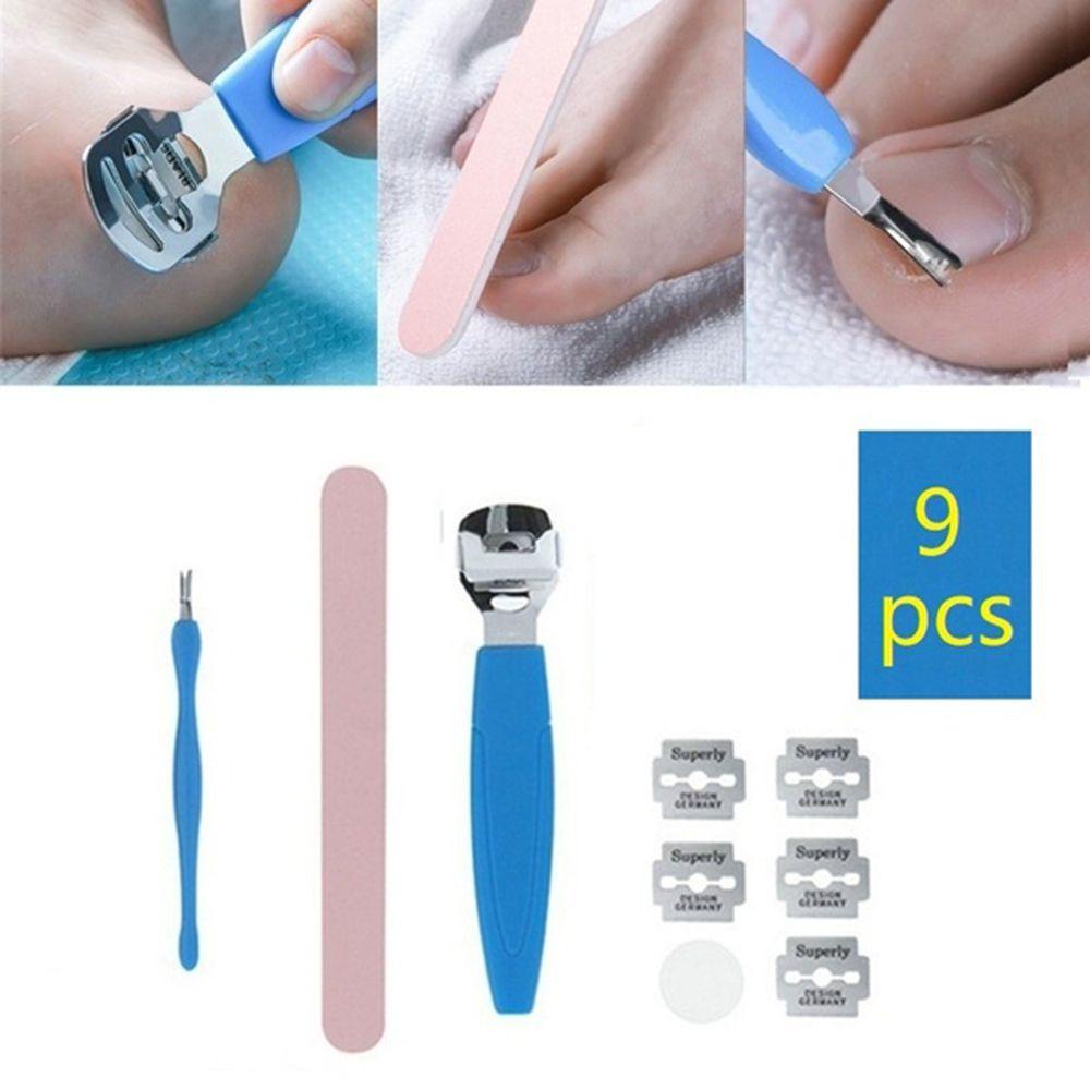 Bộ 6 / 9 / 12 Dụng Cụ Dũa Móng Chân Tẩy Tế Bào Chết Thời Trang