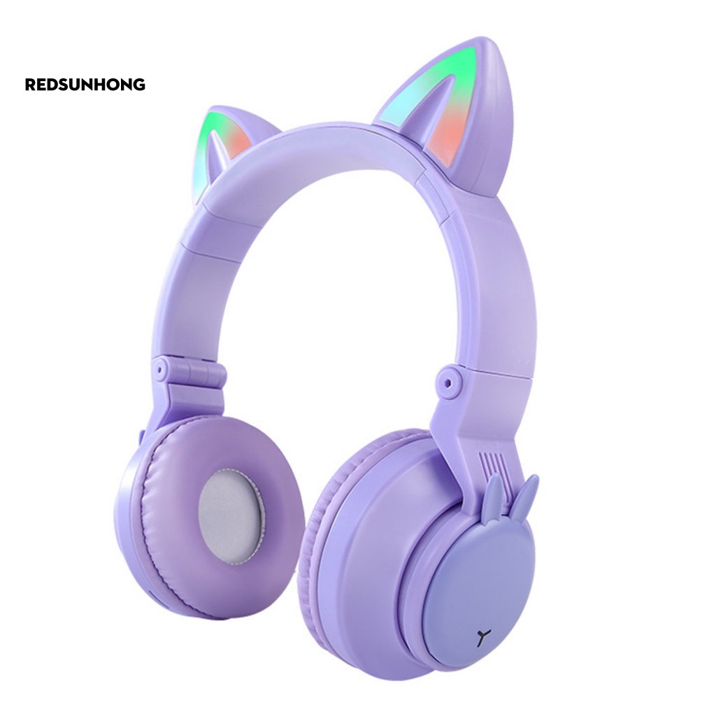 Tai Nghe RSH.z PT02 Kết Nối Bluetooth 5.0 Không Dây Âm Thanh HiFi Hình Tai Mèo