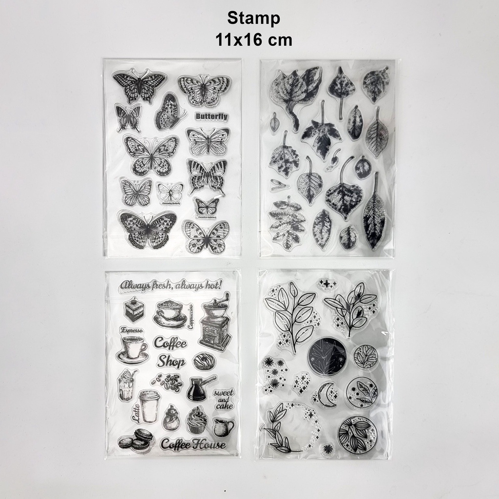 Stamp chủ đề retro dụng trang trí sổ tay, scrapbook, planner,... [ 05 ]