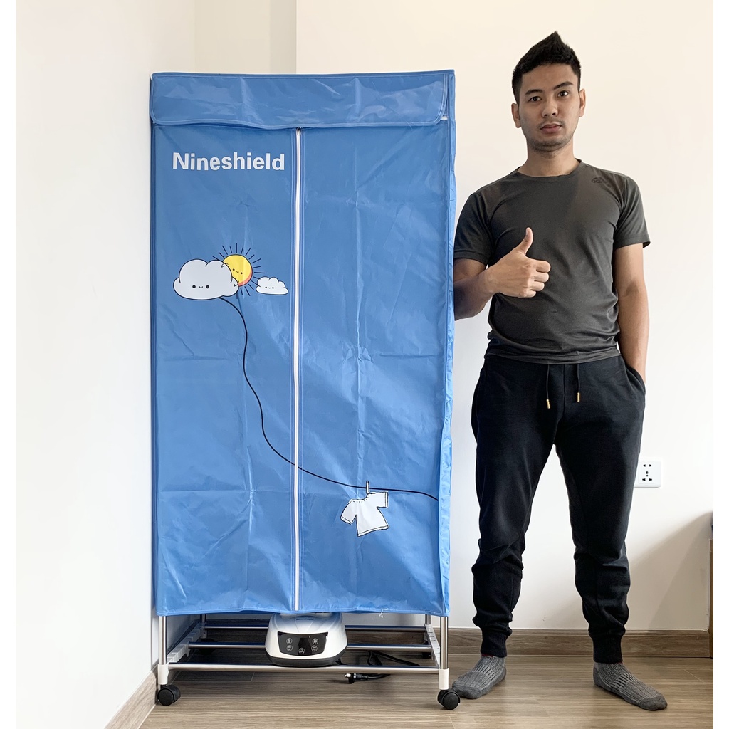Máy sấy quần áo/ tủ sấy quần áo Nineshield Kb-006 Nội Địa Trung bảo hành 6 tháng