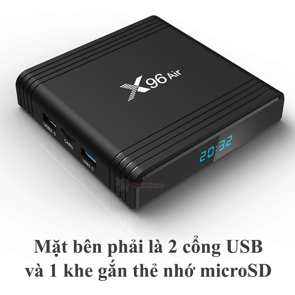 [Mã ELMSBC giảm 8% đơn 300K] ENYBOX X96 Air S905X3 Android TV Box cấu hình khủng giá rẻ