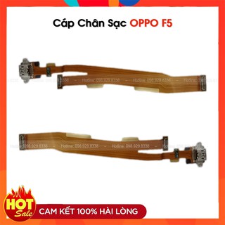 Cụm cáp chân sạc oppo f5 zin bóc máy