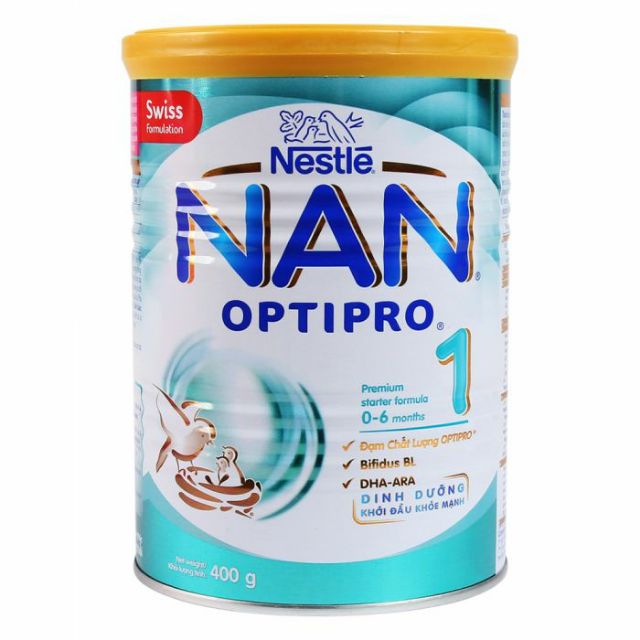 Sữa bột NAN 1 400g date mới