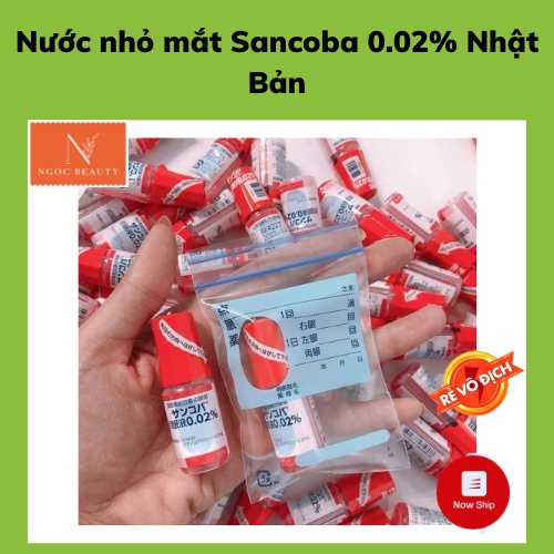 Dung dịch nhỏ mắt Sancoba, hỗ trợ người cận thị, điều tiết chứng mỏi mắt, rối loạn điều tiết.