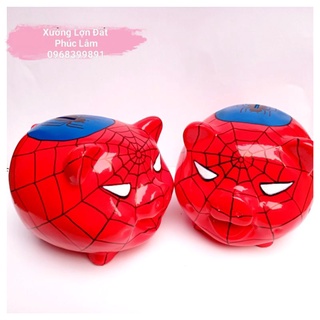 Lợn Đất / Heo Đất Tiết Kiệm Spiderman đáng yêu cho bé