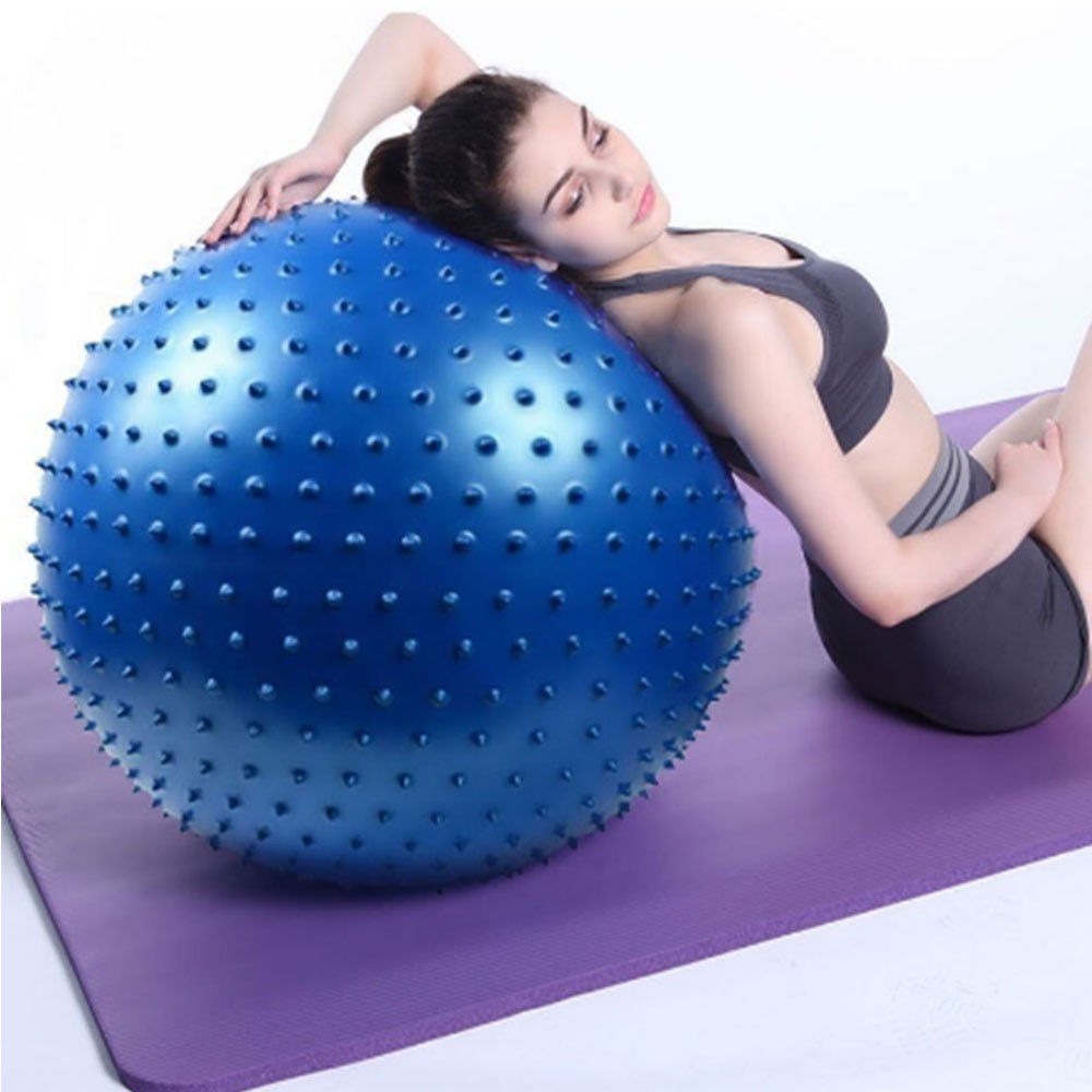 Bóng Tập Yoga Có Gai POPO 65CM, 75cm Massage Tập Gym Thể Hình, Tập Thể Dục Pilates chính hãng POPO dụng cụ tập GYM, YOGA