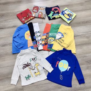 Combo 5 Áo cotton cổ 3 phân cho bé trai, bé gái