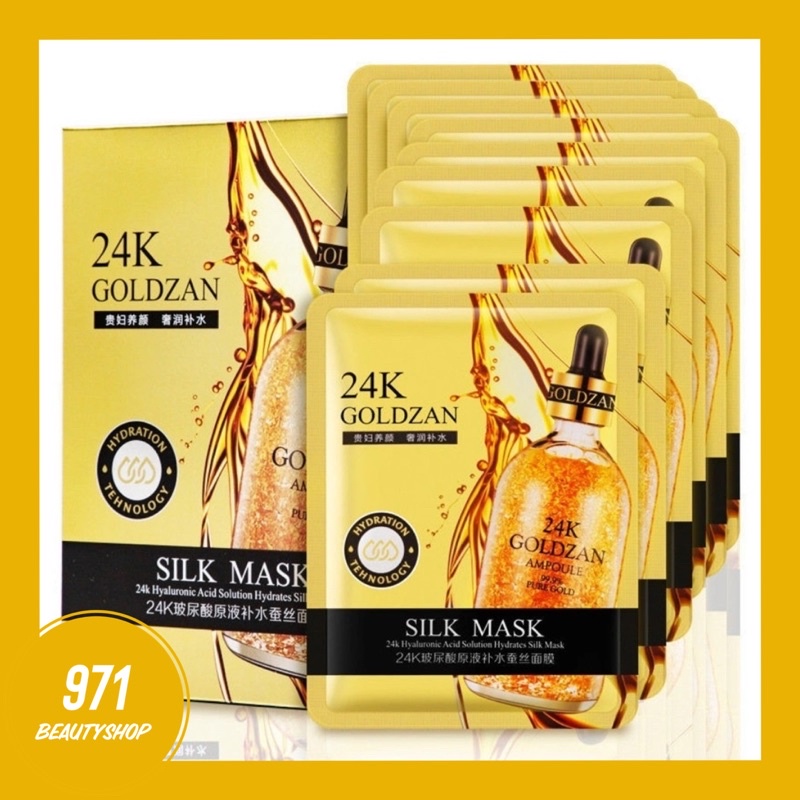 MẶT NẠ MẠ VÀNG GOLDZAN 24K COLLAGEN