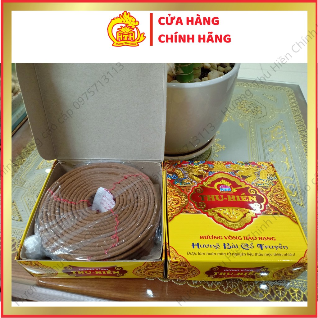 [Chính Hãng 10 Vòng] Hương Vòng Thảo Mộc Thu Hiền Thượng Hạng 1 Ngày, Nhang Vòng Trầm Hương Cao Cấp Thu Hiền