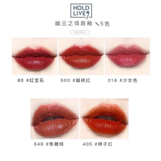 SET 5 CÂY SON KEM LÌ HOLD LIVE