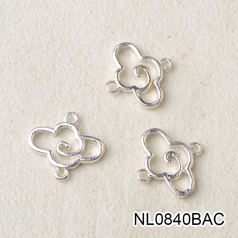 5 phiến treo họa tiết vân mây 11*12mm nguyên liệu làm trâm, làm trang sức cổ trang cosplay cổ phục