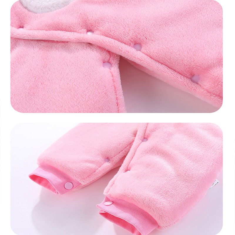 Body ủ ấm nỉ bông 3 lớp cho bé Hàng cao cấp xuất Nhật SLNB02