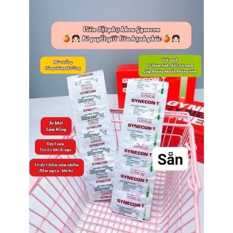 PK Gynec Thái Lan 1 vỉ 5 viên( mua 5vi tặng 1vi))