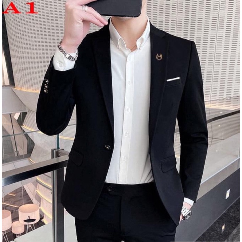 Bộ vest nam trẻ trung sang trọng nhiều màu, chất vải dày dặn, không nhăn không xù