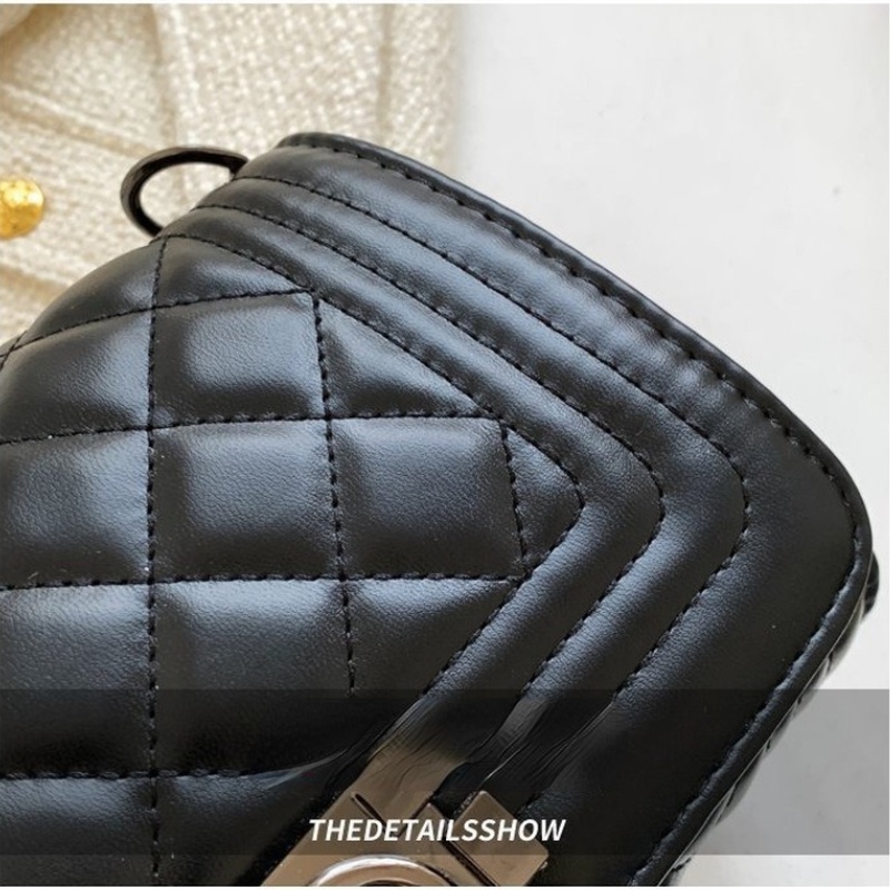 Túi đeo vai hình vuông cỡ nhỏ IELGY phong cách Hàn Quốc thời trang cho nữ