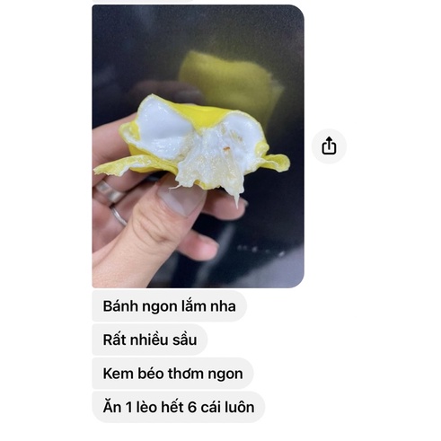 1 Cái Bánh Crepe Sầu Riêng - Bánh Crep Sầu Riêng - Bánh Khoai Môn - Bánh Crepe Xoài - Bánh mix đủ vị
