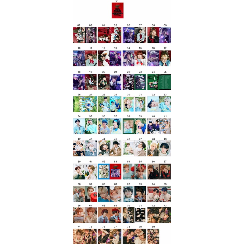 Album Ảnh 80 Trang Kpop Straykids Bộ Sưu Tập Lomo Thẻ Đánh Dấu Trang