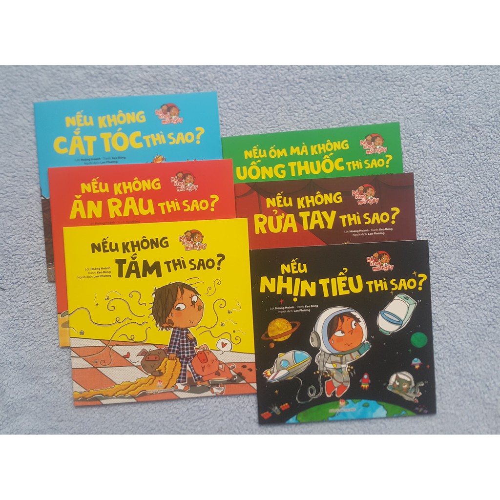 Sách - Combo Bé Khỏe Mỗi Ngày (6 Cuốn) | BigBuy360 - bigbuy360.vn