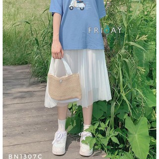 Chân váy xếp ly 2 lớp Friday