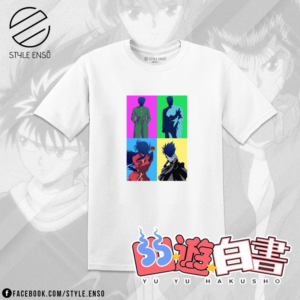 Mẫu áo in hình Ghost Fighter - Yu Yu Hakusho Characters T- - Customized T- Printing  cực ngầu