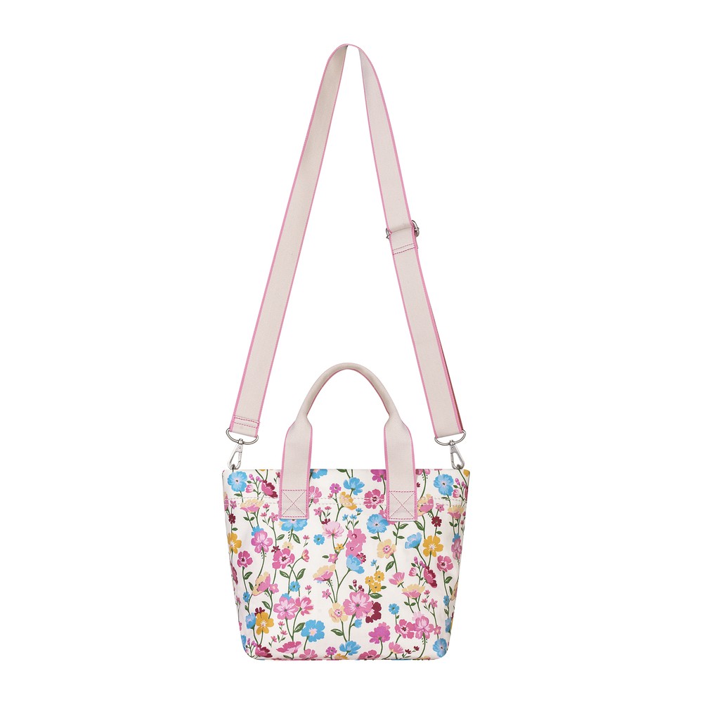 Cath Kidston - Túi đeo chéo Casual Brampton Small Tote Park Meadow - 984089 - Warm Cream