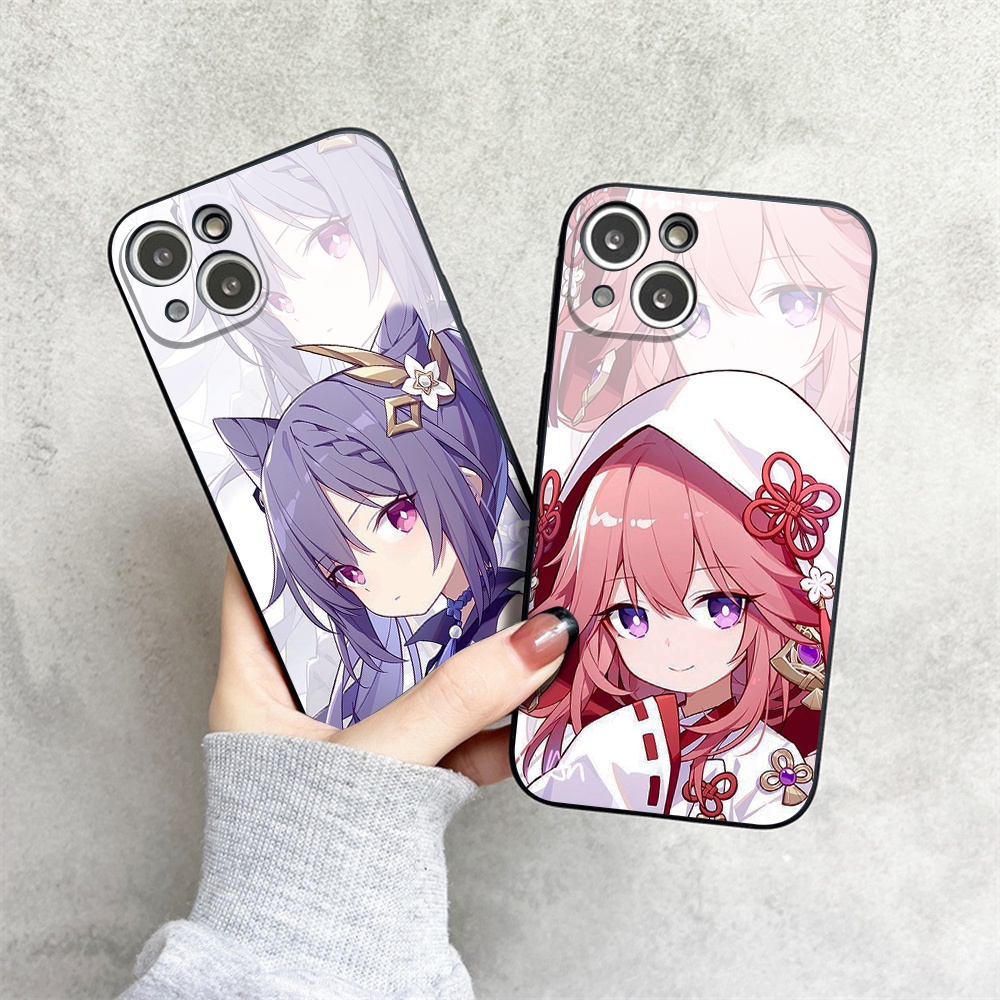 ️‍/ Genshin Ốp Điện Thoại Mềm Chống Rơi Chống Sốc Bảo Vệ Camera Cho iPhone 11 13 pro max 12 pro max 12Mini genshin derivative