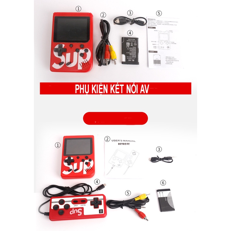 Bộ chơi game mini 4 nút SUP cao cấp với nhiều tựa game huyền thoại [CN31]