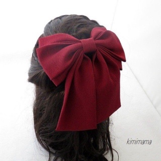 Nơ cài tóc bản to