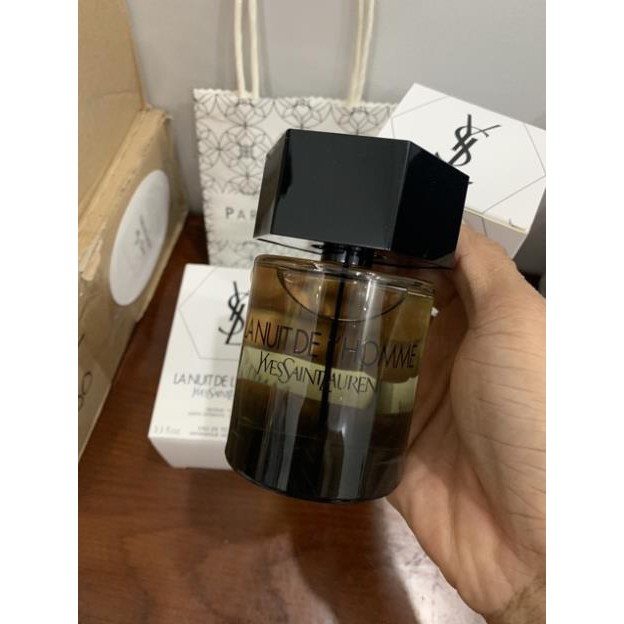 Nước hoa Yves Saint Laurent la nuit de l’homme edt tester 100ml (như hình)