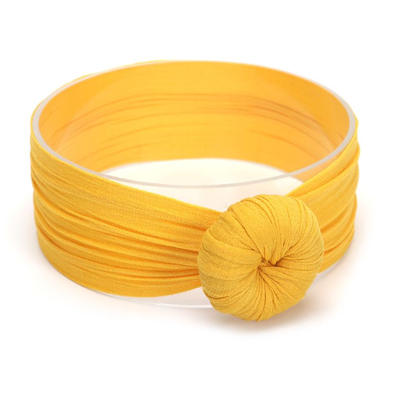 Băng Đô Vải Nylon Mềm Mại Bản Rộng Nhiều Màu Sắc Xinh Xắn Cho Bé