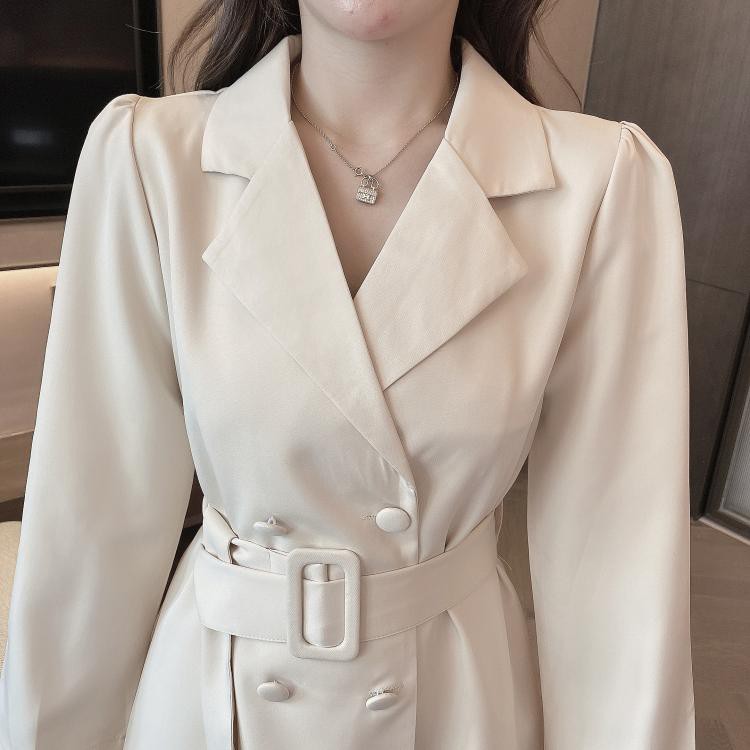 [SIÊU SALE] Đầm Vest Blazers Kèm Đai Thắt Eo Thiết Kế Phong Cách Hàn Quốc | BigBuy360 - bigbuy360.vn