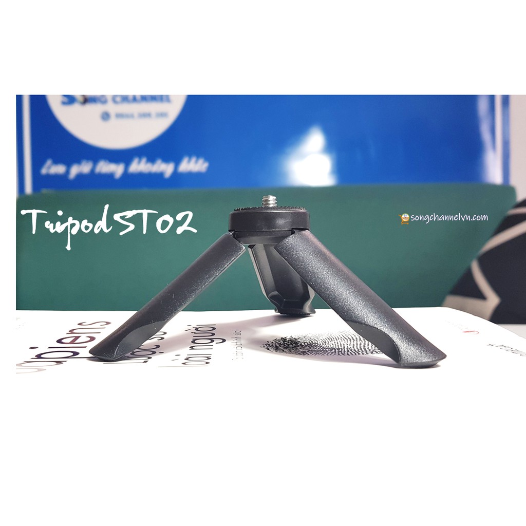 [Mã ELORDER5 giảm 10k đơn 20k] Phụ kiện camera Điện Thoại Tripod Mini ST-02
