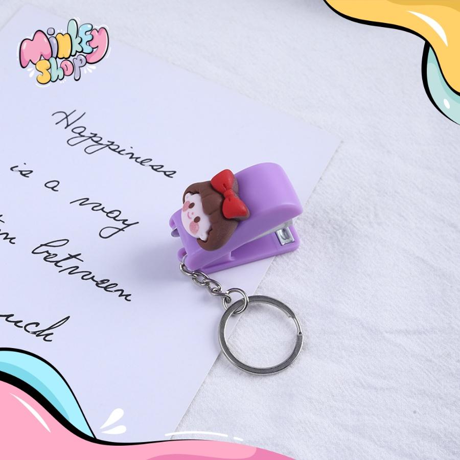 Móc Khoá Kim Bấm Độc Đáo Đáng Yêu Dễ Thương Nhiều Mẫu Phụ Kiện Túi Xách Balo Cặp Xách Cute 02MKKB -Minkey