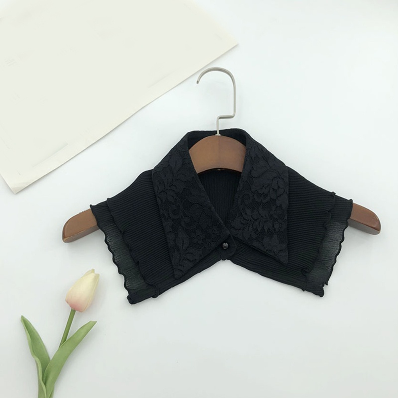 Khăn Choàng Cổ Ren Hoa Giả Nhiều Lớp Cho Nữ