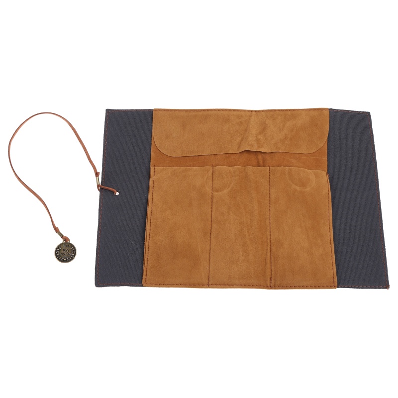 Túi Da Cuộn Đựng Bút / Mỹ Phẩm Phong Cách Retro