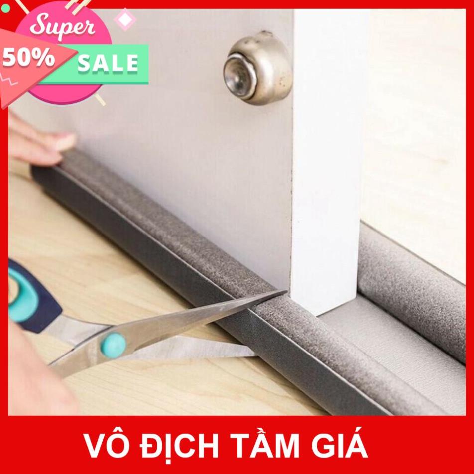 Thanh Nẹp Xốp Chặn Khe Cửa - Ron, Đệm Cửa - Chống Ồn, Chống Thoát Hơi Máy Lạnh, Chống Bụi, Ngăn Côn Trùng, Chống Kẹt Tay