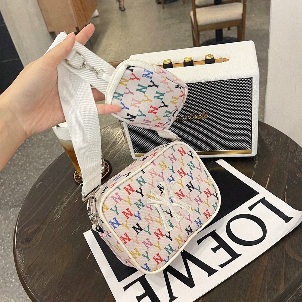 Túi đeo chéo MLB NY nam nữ giá rẻ đi chơi thời trang hàn quốc dễ thương cute DC1060