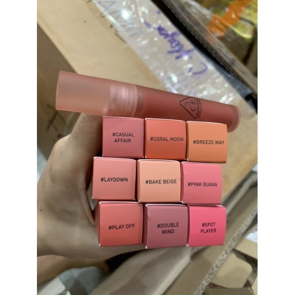 Son Kem Lì Mịn Mượt Nhẹ Môi 3CE Blur Water Tint 4.6g