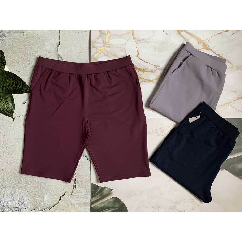 Quần short ngố nữ thun 4 chiều, mềm mịn co giản siêu tốt