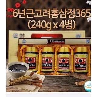 CAO HỒNG SÂM 365 HÀN QUỐC CHÍNH HÃNG HỘP 4 LỌX240ML